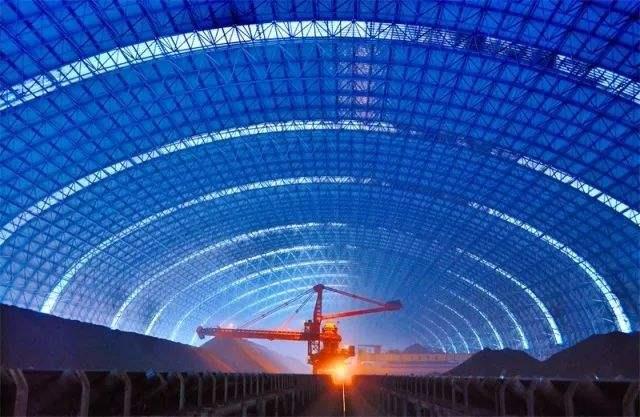 枝江亿优钢构工程师为您解析原料场封闭技术的特点和类型